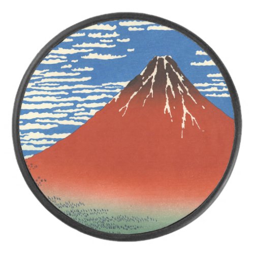 Katsushika Hokusai _ Fine Wind Clear Morning Hockey Puck
