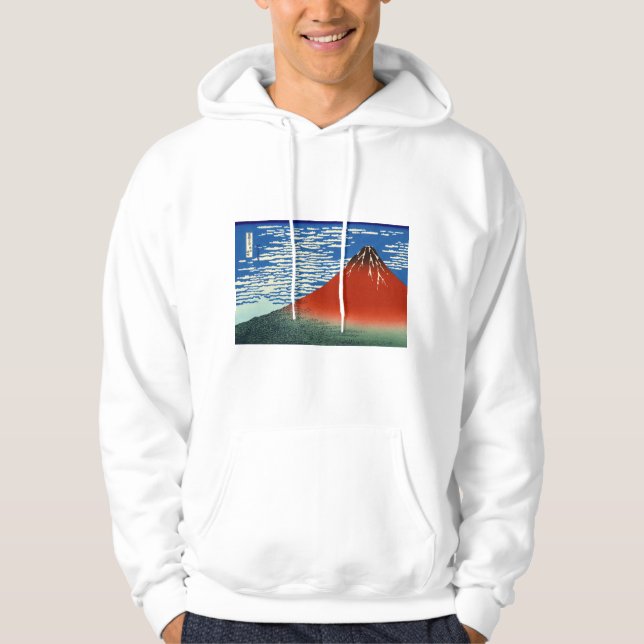 Katsushika Hokusai - Fine Wind, Clear Morning Hoodie (Front)