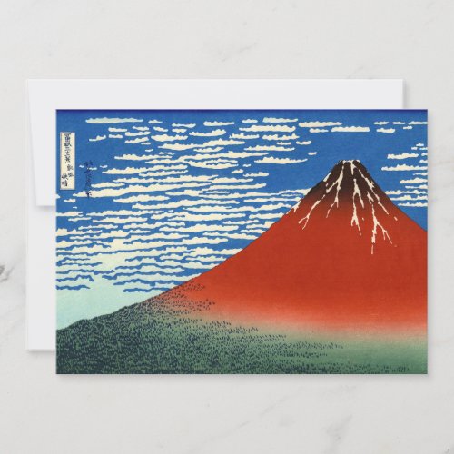 Katsushika Hokusai _ Fine Wind Clear Morning Invitation