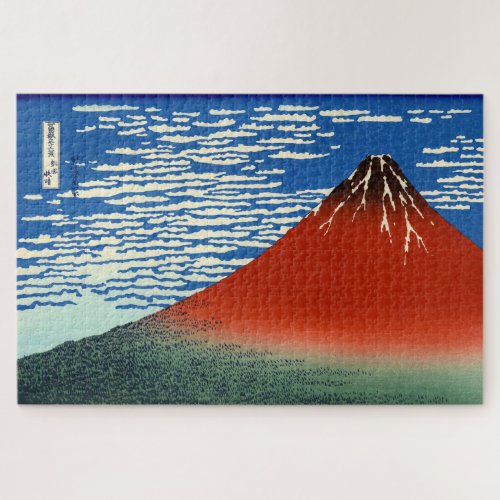 Katsushika Hokusai _ Fine Wind Clear Morning  Jigsaw Puzzle