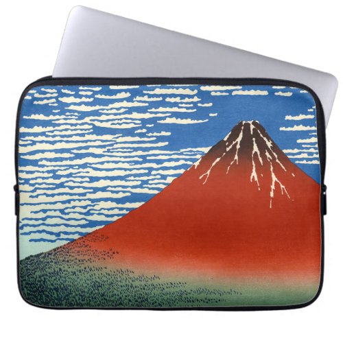 Katsushika Hokusai _ Fine Wind Clear Morning Laptop Sleeve