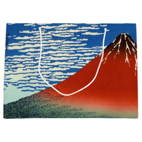 Katsushika Hokusai _ Fine Wind Clear Morning Large Gift Bag