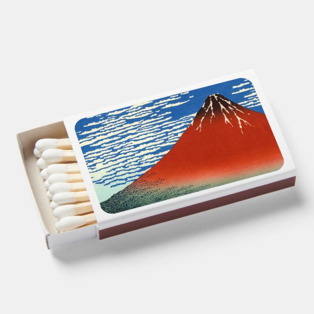 Katsushika Hokusai - Fine Wind, Clear Morning Matchboxes (Front Open)