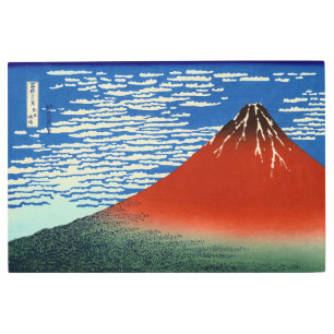 Katsushika Hokusai - Fine Wind, Clear Morning Metal Print