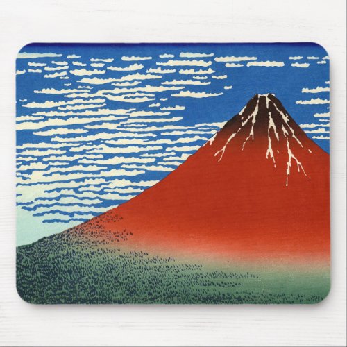 Katsushika Hokusai _ Fine Wind Clear Morning Mouse Pad