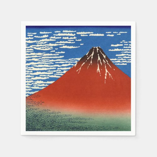 Katsushika Hokusai _ Fine Wind Clear Morning Napkins