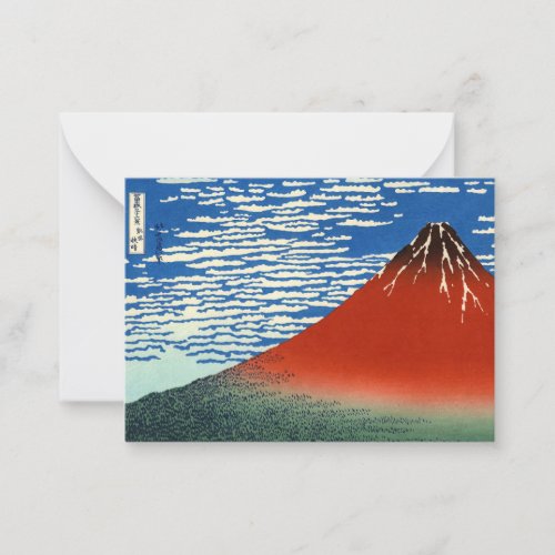 Katsushika Hokusai _ Fine Wind Clear Morning Note Card