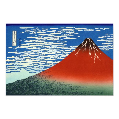 Katsushika Hokusai _ Fine Wind Clear Morning Photo Print