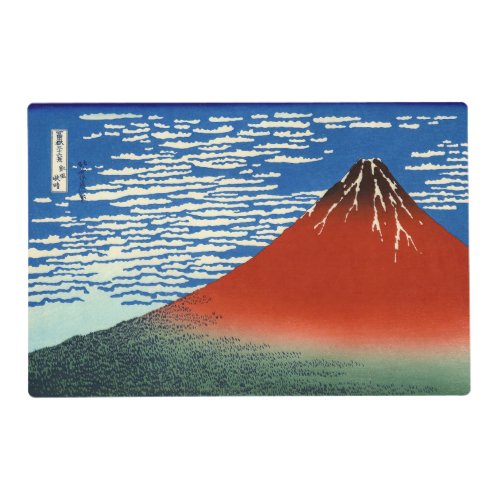 Katsushika Hokusai _ Fine Wind Clear Morning Placemat
