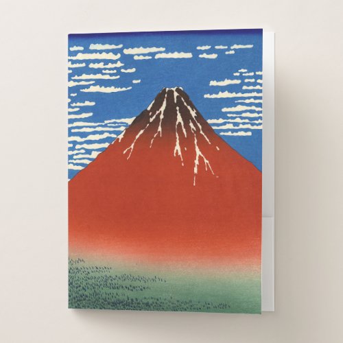 Katsushika Hokusai _ Fine Wind Clear Morning Pocket Folder