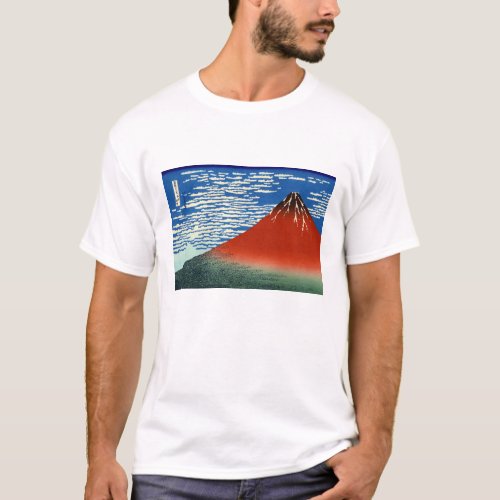 Katsushika Hokusai _ Fine Wind Clear Morning T_Shirt
