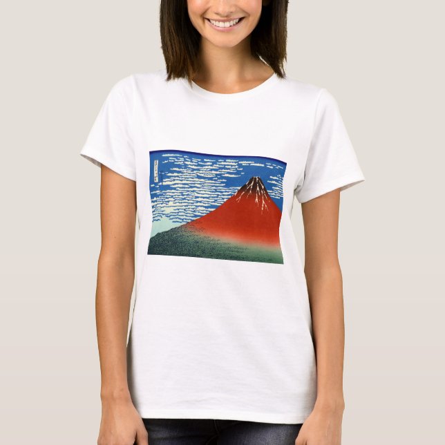 Katsushika Hokusai - Fine Wind, Clear Morning T-Shirt (Front)
