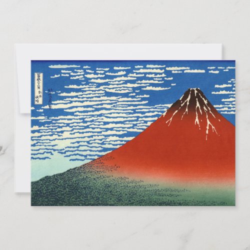 Katsushika Hokusai _ Fine Wind Clear Morning Thank You Card