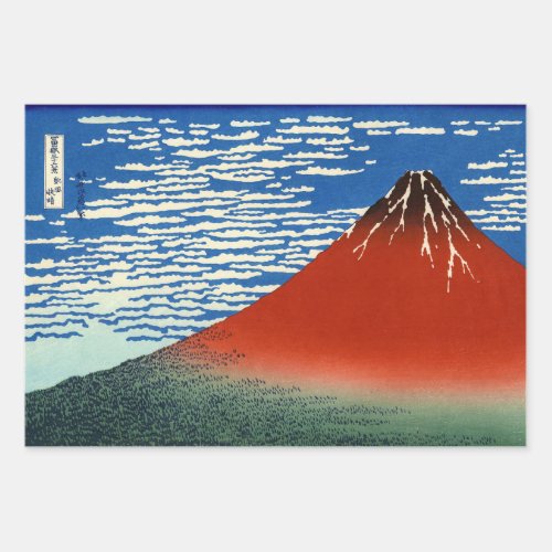 Katsushika Hokusai _ Fine Wind Clear Morning Wrapping Paper Sheets