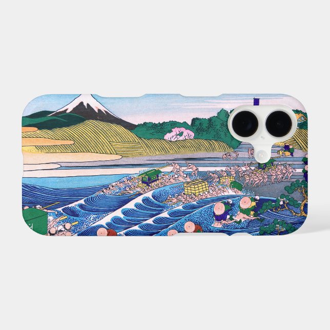 Katsushika Hokusai - Fuji from Kanaya on Tokaido Case-Mate iPhone Case (Back (Horizontal))