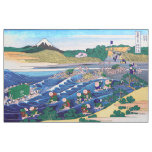Katsushika Hokusai - Fuji from Kanaya on Tokaido Fabric