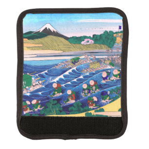Katsushika Hokusai - Fuji from Kanaya on Tokaido Luggage Handle Wrap