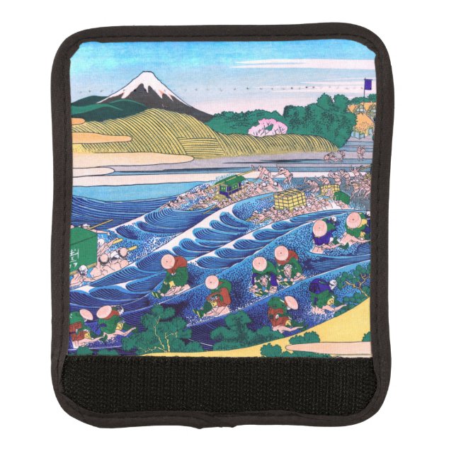 Katsushika Hokusai - Fuji from Kanaya on Tokaido Luggage Handle Wrap (Front)