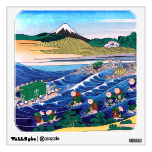 Katsushika Hokusai - Fuji from Kanaya on Tokaido Wall Decal