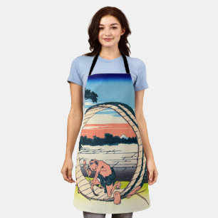 Katsushika Hokusai - Fujimigahara, Owari Province Apron
