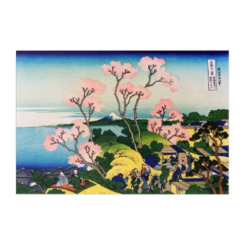 Katsushika Hokusai _ Gotenyama Tokaido Shinagawa Acrylic Print