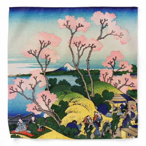 Katsushika Hokusai _ Gotenyama Tokaido Shinagawa Bandana