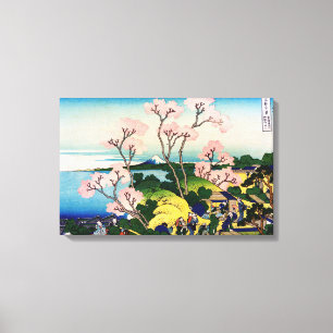 Katsushika Hokusai - Gotenyama, Tokaido, Shinagawa Canvas Print