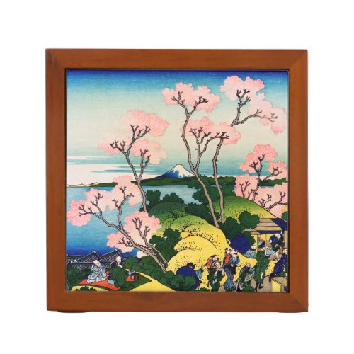 Katsushika Hokusai _ Gotenyama Tokaido Shinagawa Desk Organizer