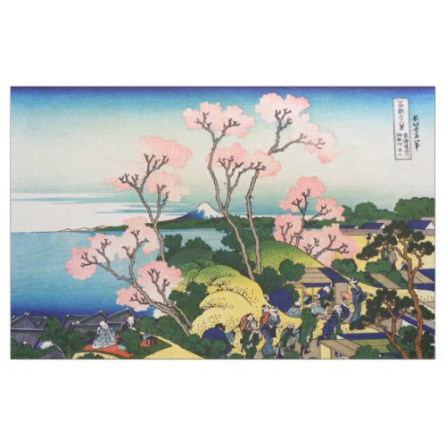 Katsushika Hokusai _ Gotenyama Tokaido Shinagawa Fabric