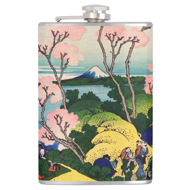 Katsushika Hokusai - Gotenyama, Tokaido, Shinagawa Flask (Front)