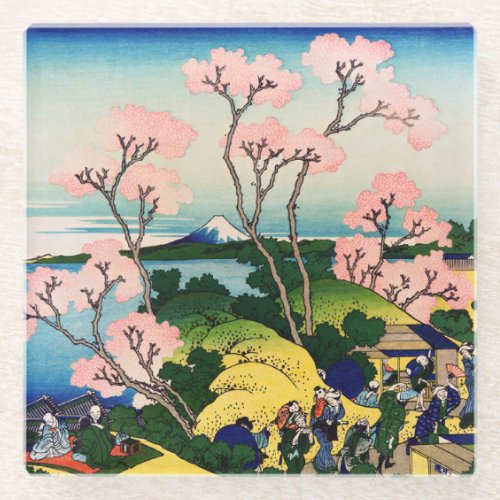 Katsushika Hokusai _ Gotenyama Tokaido Shinagawa Glass Coaster
