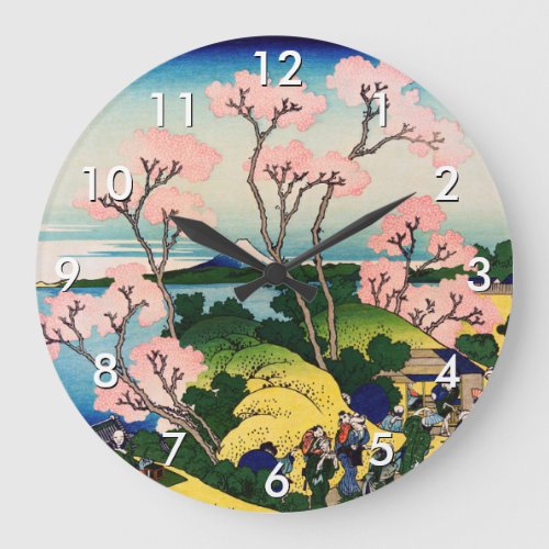 Katsushika Hokusai _ Gotenyama Tokaido Shinagawa Large Clock