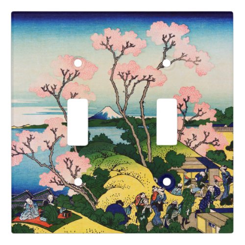 Katsushika Hokusai _ Gotenyama Tokaido Shinagawa Light Switch Cover