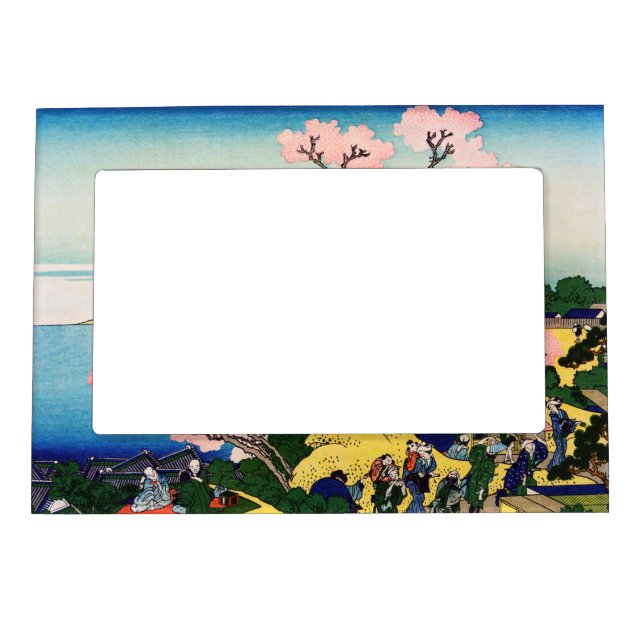 Katsushika Hokusai - Gotenyama, Tokaido, Shinagawa Magnetic Frame (Front)