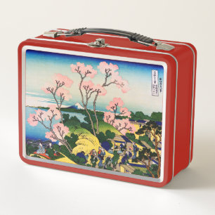 Katsushika Hokusai - Gotenyama, Tokaido, Shinagawa Metal Lunch Box