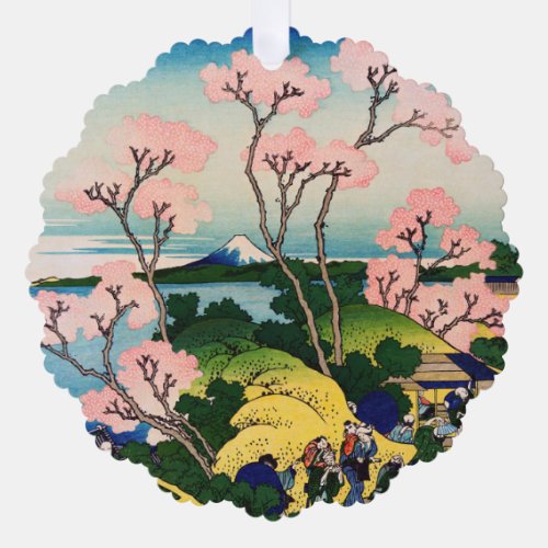 Katsushika Hokusai _ Gotenyama Tokaido Shinagawa Ornament Card