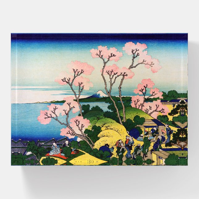 Katsushika Hokusai - Gotenyama, Tokaido, Shinagawa Paperweight (Front)