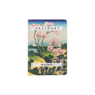 Katsushika Hokusai - Gotenyama, Tokaido, Shinagawa Passport Holder