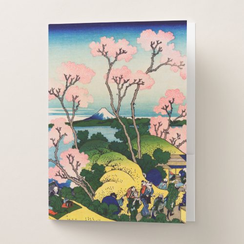 Katsushika Hokusai _ Gotenyama Tokaido Shinagawa Pocket Folder