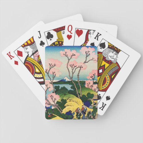 Katsushika Hokusai _ Gotenyama Tokaido Shinagawa Poker Cards