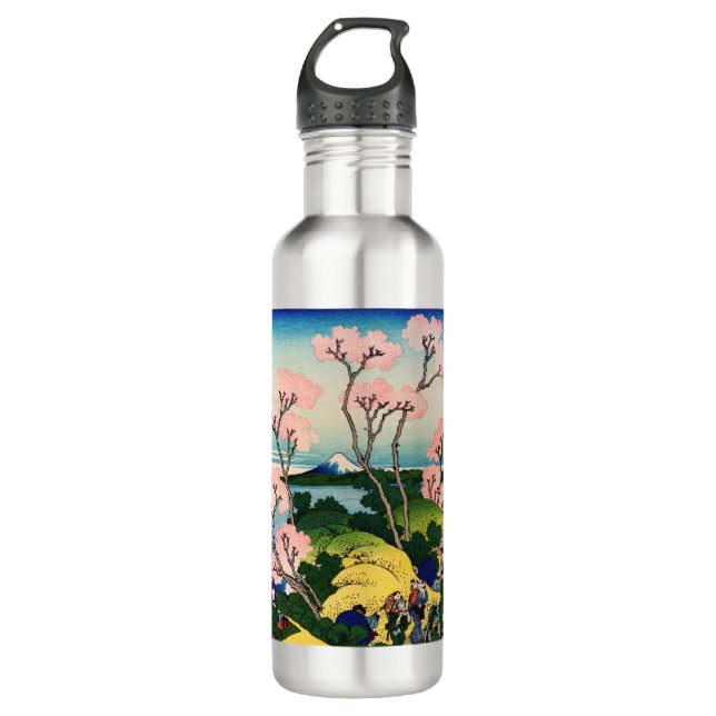 Katsushika Hokusai - Gotenyama, Tokaido, Shinagawa Stainless Steel Water Bottle (Front)