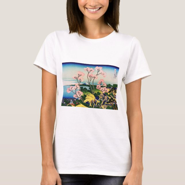 Katsushika Hokusai - Gotenyama, Tokaido, Shinagawa T-Shirt (Front)