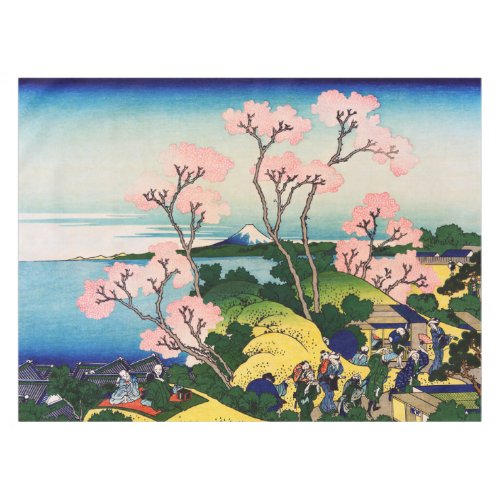 Katsushika Hokusai _ Gotenyama Tokaido Shinagawa Tablecloth