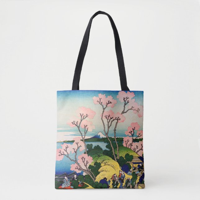 Katsushika Hokusai - Gotenyama, Tokaido, Shinagawa Tote Bag (Front)