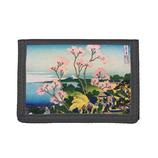 Katsushika Hokusai - Gotenyama, Tokaido, Shinagawa Trifold Wallet (Front)
