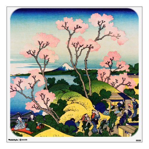 Katsushika Hokusai _ Gotenyama Tokaido Shinagawa Wall Decal