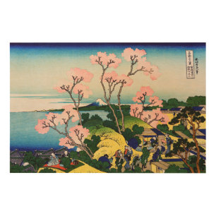 Katsushika Hokusai - Gotenyama, Tokaido, Shinagawa Wood Wall Art
