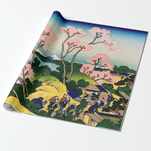 Katsushika Hokusai _ Gotenyama Tokaido Shinagawa Wrapping Paper