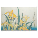 Katsushika Hokusai - Grasshopper and Iris Fabric