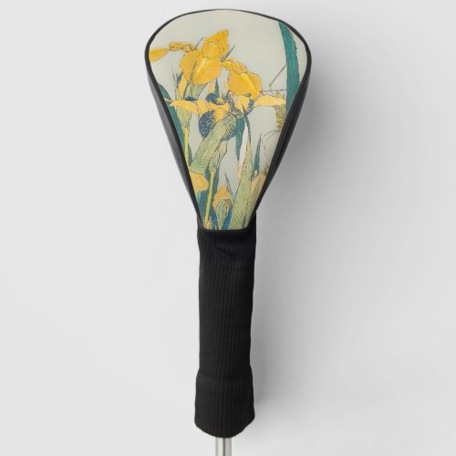 Katsushika Hokusai _ Grasshopper and Iris Golf Head Cover